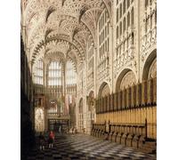 YIMACBJXX Dipinti Famosi Arte Della Tela Quadri Modemi el interior de la capilla de Enrique VII en la Abadía de Westminster por Antonio Canal per Decorazioni per la Casa 60x90cm