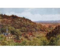 YIMACBJXX Dipinti Famosi Arte Della Tela Quadri Modemi Este del valle de Clevedon por Alfred Robert Quinton per Decorazioni per la Casa 60x90cm