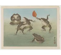 YIMACBJXX Dipinti Famosi Arte Della Tela Quadri Modemi Martín pescador a la caza de peces de Ohara Koson per Decorazioni per la Casa 60x90cm