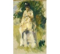 YIMACBJXX Dipinti Famosi Arte Della Tela Quadri Modemi Mujer parada en un árbol de Pierre Auguste Renoir per Decorazioni per la Casa 60x90cm