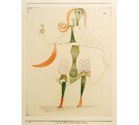 YIMACBJXX Dipinti Famosi Arte Della Tela Quadri Modemi Traje femenino de Paul Klee per Decorazioni per la Casa 60x90cm