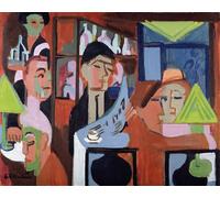 YIMACBJXX Dipinti Famosi Murale Tela Painting Image Artista en Marcella de Ernst Ludwig Kirchner per la Decorazione Domestica dell'ufficio 60x90cm