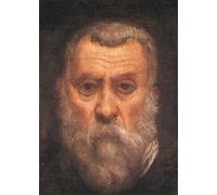 YIMACBJXX Dipinti Famosi Murale Tela Painting Image Autorretrato de Jacopo Robusti Tintoretto per la Decorazione Domestica dell'ufficio 60x90cm