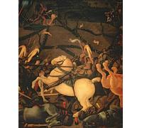 YIMACBJXX Dipinti Famosi Murale Tela Painting Image la Batalla de San Romano de Paolo Uccello per la Decorazione Domestica dell'ufficio 60x90cm