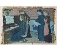 YIMACBJXX Dipinti Famosi Murale Tela Painting Image Los músicos de Maurice Denis per la Decorazione Domestica dell'ufficio 60x90cm