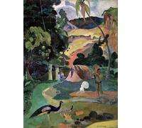 YIMACBJXX Dipinti Famosi Murale Tela Painting Image Muerte de Matamoe. Paisaje con pavos reales de Paul Gauguin per la Decorazione Domestica dell'ufficio 60x90cm