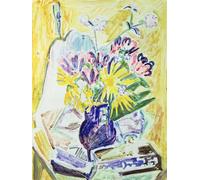 YIMACBJXX Dipinti Famosi Murale Tela Painting Image Naturaleza muerta con escultura de Ernst Ludwig Kirchner per la Decorazione Domestica dell'ufficio 60x90cm