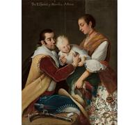 YIMACBJXX Dipinti Famosi Murale Tela Painting Image Niña albina de español y moro de Miguel Cabrera per la Decorazione Domestica dell'ufficio 60x90cm