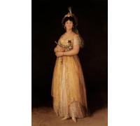 YIMACBJXX Dipinti Famosi Murale Tela Painting Image Retrato de la reina María Luisa, esposa del rey Carlos IV de España, de Francisco De Goya per la Decorazione Domestica dell'ufficio 60x90cm