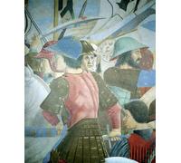 YIMACBJXX Dipinti Famosi Parete Immagine Arte Dipinto Batalla de Heraclio I de Piero Della Francesca per L'arredamento del Soggiorno 60x90cm