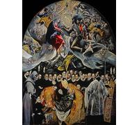 YIMACBJXX Dipinti Famosi Parete Immagine Arte Dipinto El Entierro Del Conde De Orgaz de El Greco per L'arredamento del Soggiorno 60x90cm