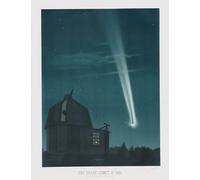 YIMACBJXX Dipinti Famosi Parete Immagine Arte Dipinto el Gran Cometa de Observado en la Noche de Junio por Étienne Trouvelot per L'arredamento del Soggiorno 60x90cm