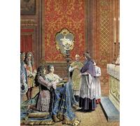 YIMACBJXX Dipinti Famosi Parete Immagine Arte Dipinto el matrimonio secreto de luis xiv conocido como el rey sol de maurice leloir per L'arredamento del Soggiorno 60x90cm