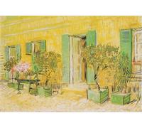 YIMACBJXX Dipinti Famosi Parete Immagine Arte Dipinto Entrada de un Restaurante en Asnières de Vincent Van Gogh per L'arredamento del Soggiorno 60x90cm