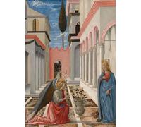 YIMACBJXX Dipinti Famosi Parete Immagine Arte Dipinto Fra Carnevala Anunciación per L'arredamento del Soggiorno 60x90cm
