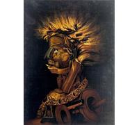 YIMACBJXX Dipinti Famosi Parete Immagine Arte Dipinto Fuego de Giuseppe Arcimboldo per L'arredamento del Soggiorno 60x90cm