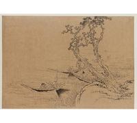 YIMACBJXX Dipinti Famosi Parete Immagine Arte Dipinto Paisaje Figuras pescando desde barcos por Katsushika Hokusai per L'arredamento del Soggiorno 60x90cm