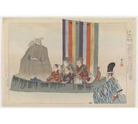 YIMACBJXX Dipinti Famosi Parete Immagine Arte Dipinto Tosen de Tsukioka Kogyo per L'arredamento del Soggiorno 60x90cm