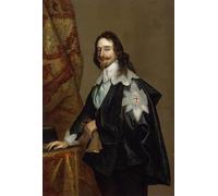 YIMACBJXX Dipinti Famosi Poster Stampa Stampe Pittura Carlos I deVan Dyck per la Decorazione Della Parete 60x90cm