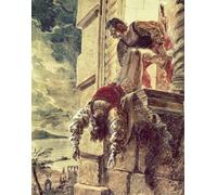 YIMACBJXX Dipinti Famosi Poster Stampa Stampe Pittura El asesinato de Andrés de Hungría a instancias de la reina Juana I de Nápoles por Karl Pavlovich Bryullov per la Decorazione Della Parete 60x90cm