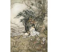 YIMACBJXX Dipinti Famosi Poster Stampa Stampe Pittura El Cambiante de Arthur Rackham per la Decorazione Della Parete 60x90cm