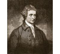 YIMACBJXX Dipinti Famosi Poster Stampa Stampe Pittura Ilustración de Edmund Burke de la Historia ilustrada de Cassell por George Romney per la Decorazione Della Parete 60x90cm