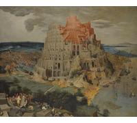 YIMACBJXX Dipinti Famosi Poster Stampa Stampe Pittura la Torre de Babel de Pieter Brueghel el per la Decorazione Della Parete 60x90cm