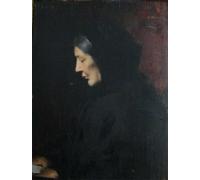 YIMACBJXX Dipinti Famosi Poster Stampa Stampe Pittura Marie anne Henner por Jean jacques Henner per la Decorazione Della Parete 60x90cm