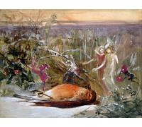 YIMACBJXX Dipinti Famosi Poster Stampa Stampe Pittura Quién mató a Cock Robin de Anster Fitzgerald per la Decorazione Della Parete 60x90cm