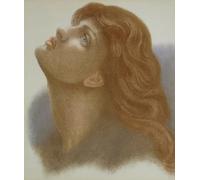 YIMACBJXX Dipinti Famosi Tela e Immagini Mural Dipinto Astarté Siriaca de Dante Gabriel Charles Rossetti per L'arredamento Della Camera da Letto 60x90cm