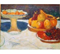 YIMACBJXX Dipinti Famosi Tela e Immagini Mural Dipinto Bodegón con Compotter Pintura Bernheim Jeune Collection de Pierre Bonnard per L'arredamento Della Camera da Letto 60x90cm