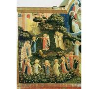 YIMACBJXX Dipinti Famosi Tela e Immagini Mural Dipinto El Juicio Final de Fra Angelico per L'arredamento Della Camera da Letto 60x90cm