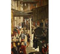 YIMACBJXX Dipinti Famosi Tela e Immagini Mural Dipinto el Milagro de la en el Puente de Rialto de Vittore Carpaccio per L'arredamento Della Camera da Letto 60x90cm