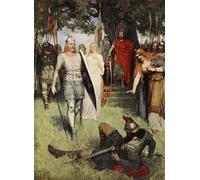 YIMACBJXX Dipinti Famosi Tela e Immagini Mural Dipinto Fue obligado a ceder por Ferdinand Laeeke per L'arredamento Della Camera da Letto 60x90cm