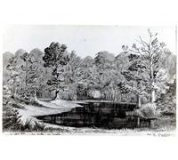 YIMACBJXX Dipinti Famosi Tela e Immagini Mural Dipinto La piscina del en el Bois De Chanteloup por Baron Dudevant Jean Francois Maurice Sand per L'arredamento Della Camera da Letto 60x90cm