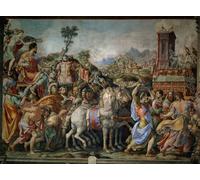 YIMACBJXX Dipinti Famosi Tela e Immagini Mural Dipinto la visita de la reina a Birmingham la procesión real en el animal por Henry William Brewer per L'arredamento Della Camera da Letto 60x90cm