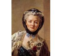 YIMACBJXX Dipinti Famosi Tela e Immagini Mural Dipinto Retrato de Madame Drouais Nee Anne Francoise Dore esposa del pintor por Francois Hubert Drouais per L'arredamento Della Camera da Letto 60x90cm