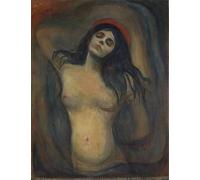 YIMACBJXX Famoso Arte Della Tela Quadri Modemi Dama de Edvard Munch per Decorazioni per la Casa 60x90cm