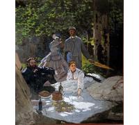 YIMACBJXX Famoso Arte Della Tela Quadri Modemi Desayuno sobre la hierba de Claude Monet per Decorazioni per la Casa 60x90cm
