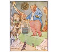 YIMACBJXX Famoso Arte Della Tela Quadri Modemi el animal cantó un aire sentimental de Leonard leslie brooke per Decorazioni per la Casa 60x90cm