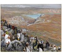 YIMACBJXX Famoso Arte Della Tela Quadri Modemi el pueblo busca a Cristo para hacerlo rey de Jacques per Decorazioni per la Casa 60x90cm