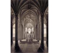 YIMACBJXX Famoso Arte Della Tela Quadri Modemi Estudio para un monumento a la reina Luisa de Karl Friedrich Schinkel per Decorazioni per la Casa 60x90cm