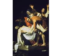 YIMACBJXX Famoso Arte Della Tela Quadri Modemi la puesta en la tumba la deposición el entierro de Merisi Caravaggio per Decorazioni per la Casa 60x90cm