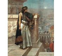 YIMACBJXX Famoso Arte Della Tela Quadri Modemi La última mirada de Zenobia a Palmira de Herbert Gustave Schmalz per Decorazioni per la Casa 60x90cm