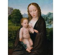 YIMACBJXX Famoso Arte Della Tela Quadri Modemi Virgen y el Niño de Simon Bening per Decorazioni per la Casa 60x90cm