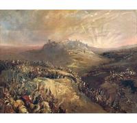 YIMACBJXX Famoso Murale Tela Painting Image el Antes de Jerusalén de Eugenio Lucas Velázquez per la Decorazione Domestica dell'ufficio 60x90cm