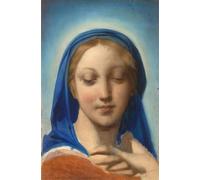 YIMACBJXX Famoso Murale Tela Painting Image la Virgen María de Jean Auguste Ingres per la Decorazione Domestica dell'ufficio 60x90cm