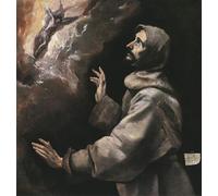 YIMACBJXX Famoso Murale Tela Painting Image San Francisco recibiendo los estigmas de El Greco per la Decorazione Domestica dell'ufficio 60x90cm