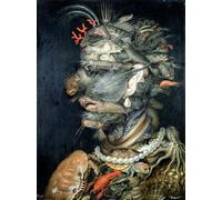 YIMACBJXX Famoso Parete Immagine Arte Dipinto Agua de Giuseppe Arcimboldo per L'arredamento del Soggiorno 60x90cm