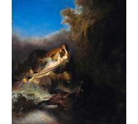 YIMACBJXX Famoso Parete Immagine Arte Dipinto El rapto de Proserpina. Óleo sobre lienzo de Rembrandt Van Rijn per L'arredamento del Soggiorno 60x90cm